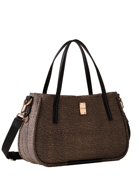 CAHIER  Shopper de umar, cu curea de umar OP / NATURAL / NEGRU - Genți femei