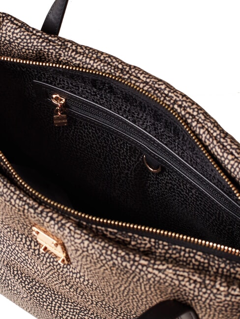 CAHIER  Shopper de umar, cu curea de umar OP / NATURAL / NEGRU - Genți femei