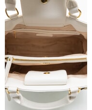 BRACCIALINI GISELLE Geanta tote cu logo metalic alb - Genți femei - 5