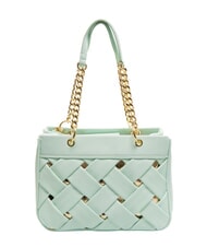 BRACCIALINI ICONS Geanta tesuta cu manere duble ceresc - Genți femei - 4