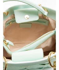 BRACCIALINI ICONS Geanta tesuta cu manere duble ceresc - Genți femei - 5