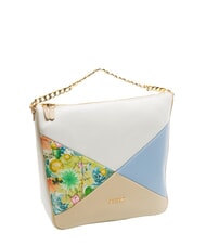 BRACCIALINI NICOLE Geanta ghiozdan din piele patchwork - Genți femei