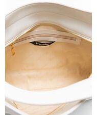 BRACCIALINI GRETA Geanta ghiozdan din piele alb - Genți femei - 3