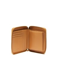 PINKO TAYLOR Quilted Portofel cu fermoar nugat-aur antic - Portofele femei - 2