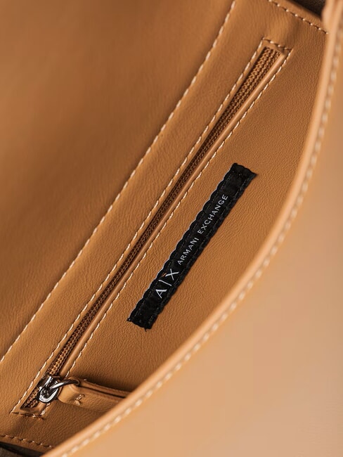 ARTEMIDE  Geanta de mana mini, cu curea de umar roz camel - Genți femei