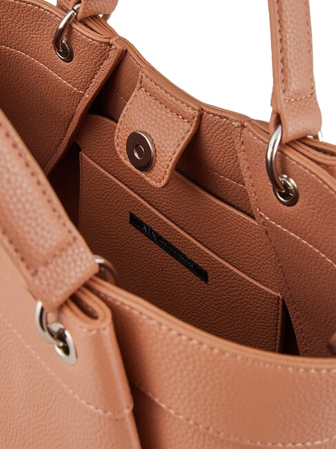 WAVE Geanta de mana cu curea de umar whisky - Genți femei