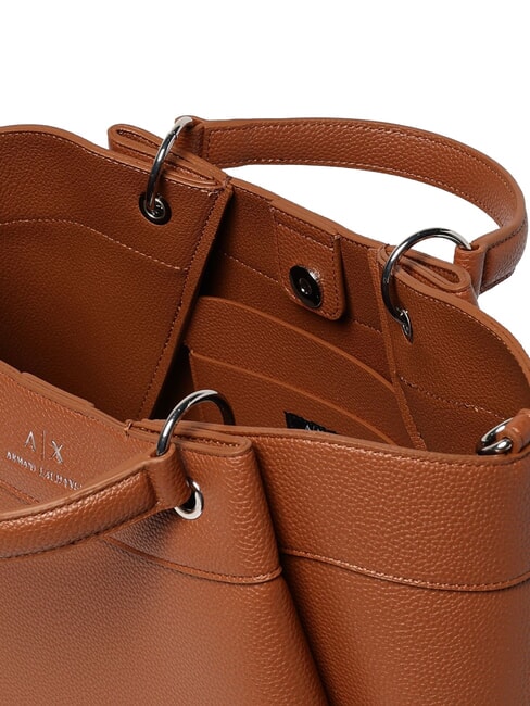 WAVE Geantă de mână cu curea de umăr whisky - Genți femei