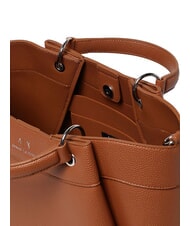 ARMANI EXCHANGE WAVE Geantă de mână cu curea de umăr whisky - Genți femei - 3