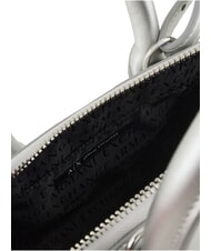 ARMANI EXCHANGE MEGAN Geanta de mana, cu bareta de umar argint - Genți femei - 4