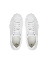 ARMANI EXCHANGE A|X COURTSIDE Tenisi din piele alb strălucitor - Pantofi bărbați - 5