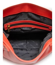 BRACCIALINI SOFIA Geanta de mana din piele cu flori mici roșu - Genți femei - 6