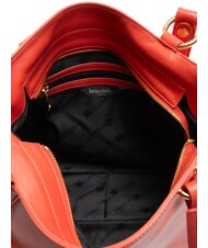 BRACCIALINI SOFIA Geanta de umar din piele cu flori mici roșu - Genți femei - 5