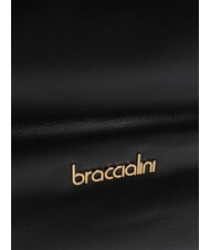 BRACCIALINI NORA Geantă Hobo din piele negru - Genți femei - 3