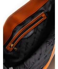 BRACCIALINI NORA Geanta de umar din piele maro - Genți femei - 4