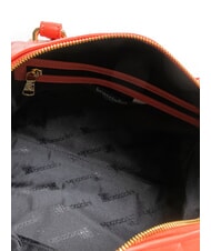 BRACCIALINI NAOMI Geanta portbagaj din piele impletita roșu - Genți femei - 6