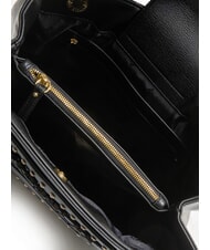 BRACCIALINI GISELLE Geanta de umar cu logo metalic negru - Genți femei - 4