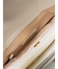 BRACCIALINI GISELLE Geanta de umar cu logo si crampoane alb - Genți femei - 6