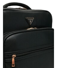 GUESS NOROM Rucsac mare cu imprimeu saffiano BLACK - Genți femei - 4