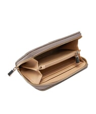 GUESS PHAEDRA Portofel mic cu fermoar taup închis - Portofele femei - 2