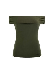 GUESS CHARLOTTE  tricou planta verde - tricou - 4