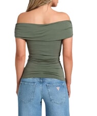 GUESS CHARLOTTE  tricou planta verde - tricou - 2