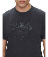 GUESS SS CN TREATED Tricou din bumbac albastru sincer - tricou - 3