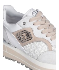 LIUJO MAXI WONDER 73 Adidași cu inserții florale aproape alb - Pantofi femei - 5