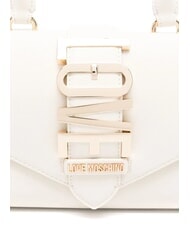 LOVE MOSCHINO LOVEBUG Geanta de mana, cu bareta de umar fildeş - Genți femei - 3