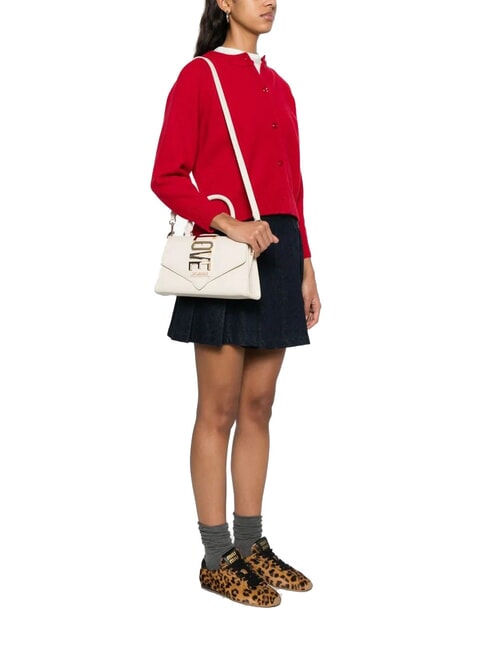 LOVEBUG Geanta de mana, cu bareta de umar fildeş - Genți femei