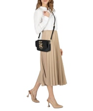 LOVE MOSCHINO VERTICAL LOGO Geanta de umar mini negru - Genți femei - 5