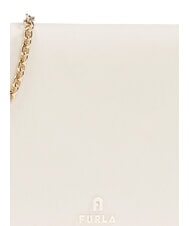 FURLA MYFURLA Pocheta din piele cu curea de umar din lant CREMĂ - Genți femei - 4