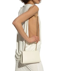 FURLA MYFURLA Pocheta din piele cu curea de umar din lant CREMĂ - Genți femei - 6