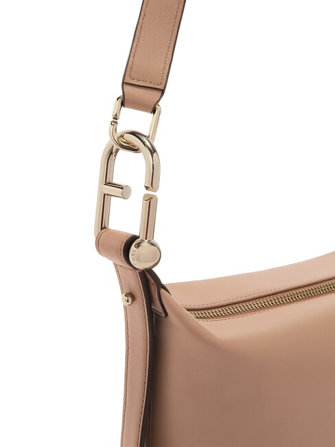 NUVOLA M Geanta din piele cu dubla portabilitate greige - Genți femei