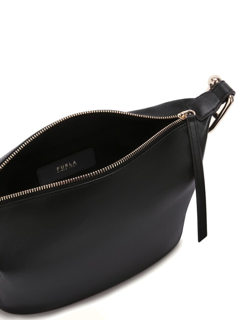 NUVOLA M Geanta din piele cu dubla portabilitate negru - Genți femei