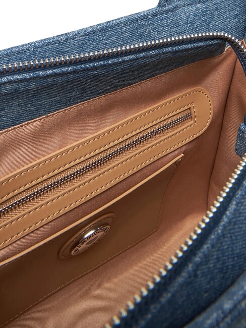 DENIM Geanta de mana, cu bareta de umar albastru - Genți femei