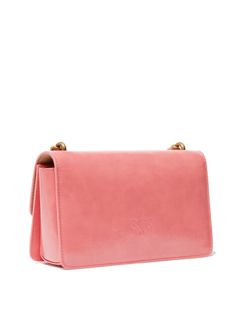 LOVE ONE MINI  Mini geanta de umar floare de piersic-aur antic - Genți femei