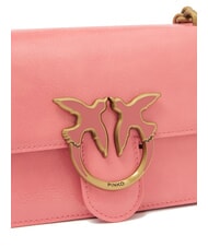 PINKO LOVE ONE MINI  Mini geanta de umar floare de piersic-aur antic - Genți femei - 3