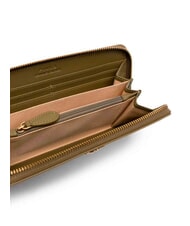 PINKO RYDER Portofel mare din piele plantatie-aur antic - Portofele femei - 2