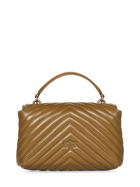 LOVE LADY PUFF Geantă de mână mini, cu curea de umăr plantatie-aur antic - Genți femei