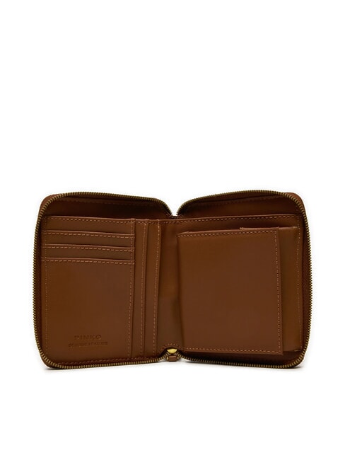 TAYLOR Quilted Portofel cu fermoar piele-aur antic - Portofele femei