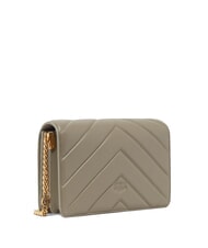 PINKO LOVE CLICK CLASSIC Geanta din piele matlasata - Genți femei