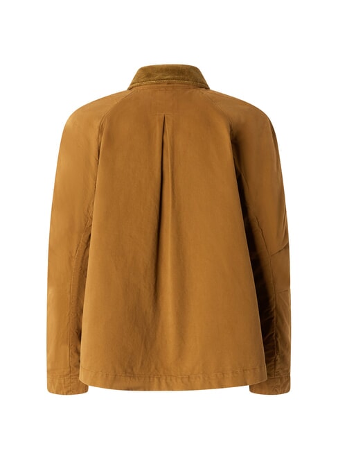 CANNONE Jacheta caban cu guler de catifea bronz - Jachete pentru femei