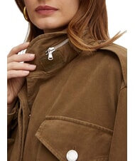 PINKO DIATONIA Jacheta denim cu cordon verde măsliniu închis - Jachete pentru femei - 5