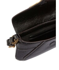 PINKO 520 Geanta din piele cu efect vintage aur negru-vechi - Genți femei - 4