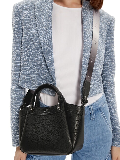A|X Geantă mică cu curea de umăr negru - Genți femei
