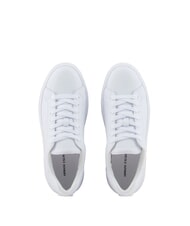 ARMANI EXCHANGE A|X Tenisi din piele alb strălucitor - Pantofi femei - 4