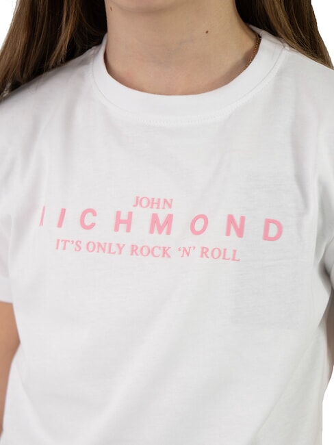 BARANCA Set tricou și bermudă alb/roz - Treninguri pentru copii