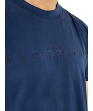 JOHN RICHMOND SOULOKU Tricou cu logo &icirc;n relief albastru medieval - tricou - 2
