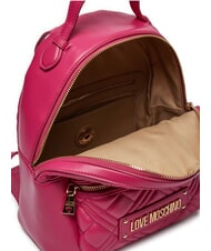 LOVE MOSCHINO QUILTED  Rucsac de damă magenta - Genți femei - 3