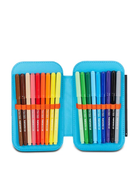 TRICYLED BOY Trusa completă cu trusa școlară portocala rosie - Penare și accesorii